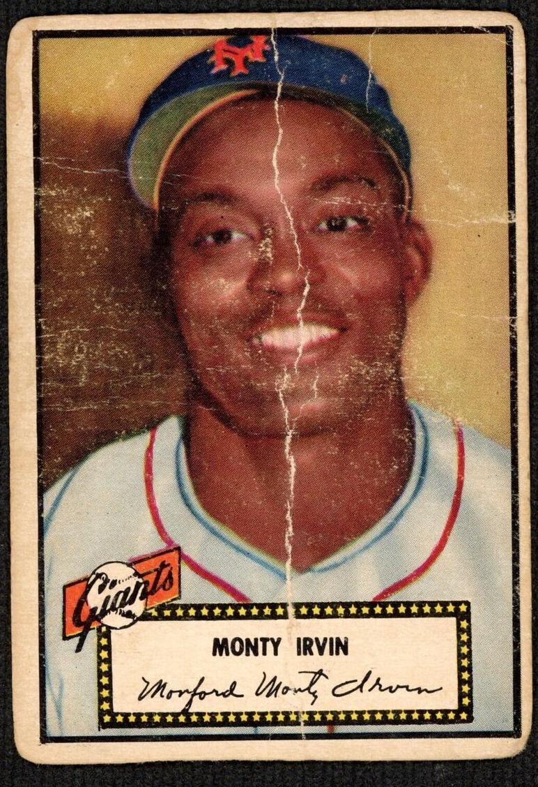 1952 Monte Irvin [Black Back] #26