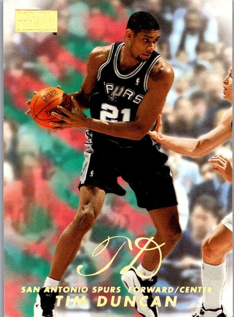 1998 Skybox Premium That's Jam Tim Duncan #1 card