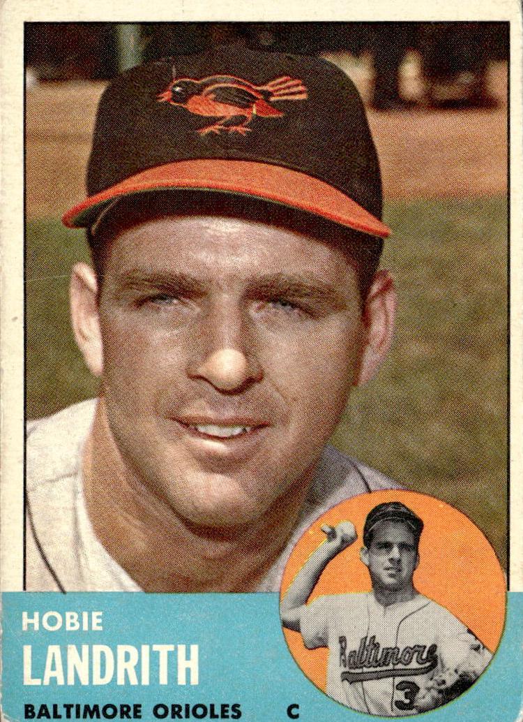 1963 Topps Hobie Landrith #209 card