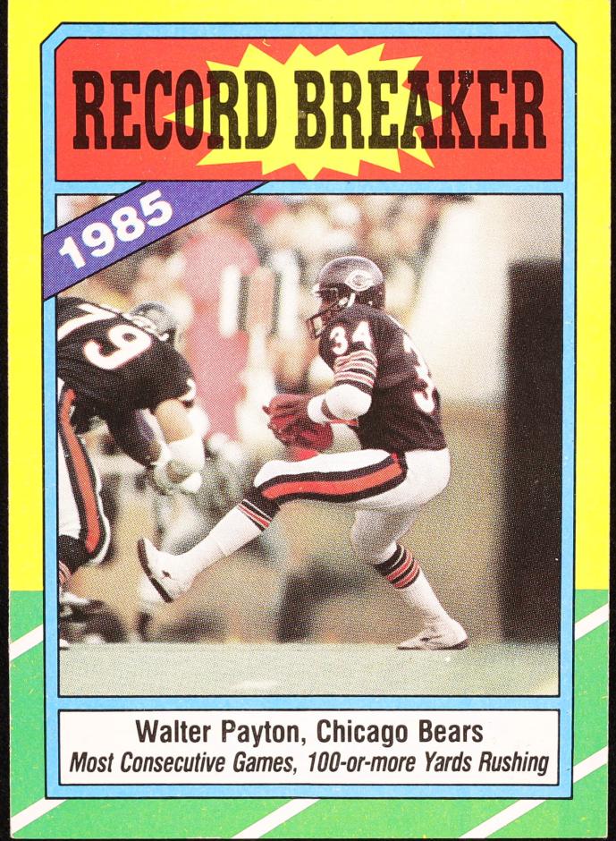 1986 Walter Payton #7