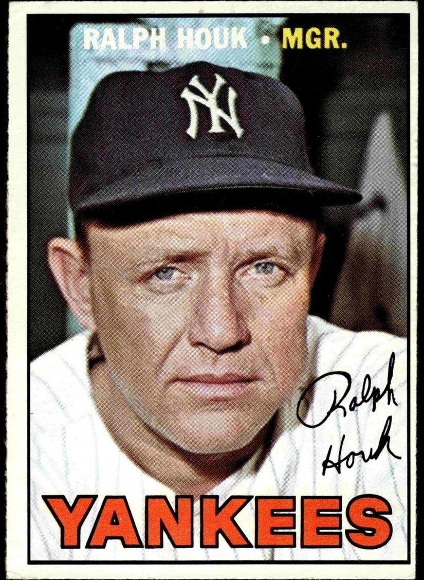 1967 Topps Ralph Houk #468 card