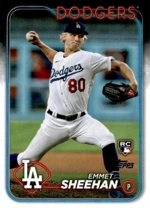 Emmet Sheehan 2024 Topps Series 1 card