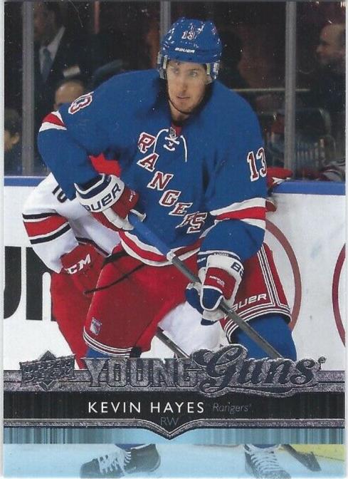 2014 Upper Deck Kevin Hayes #490 card