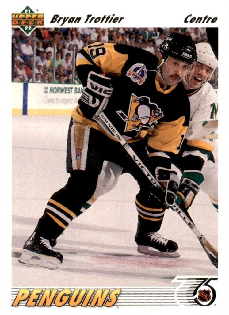1991 Upper Deck Bryan Trottier #329 card