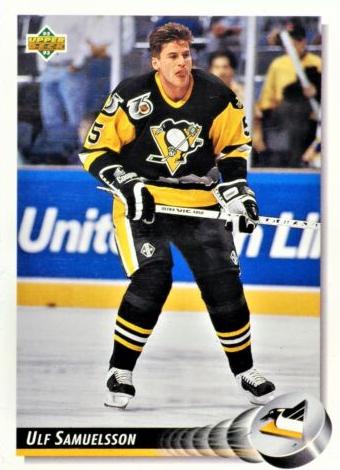 1992 Upper Deck Ulf Samuelsson #189 card