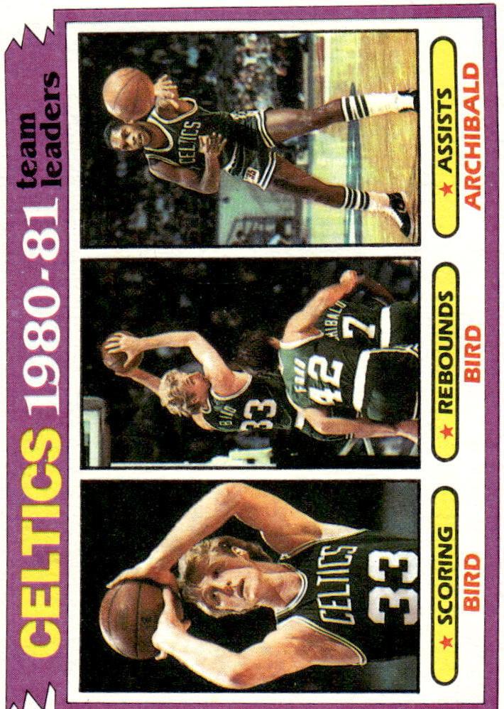 1981 Topps Larry Bird #45 card