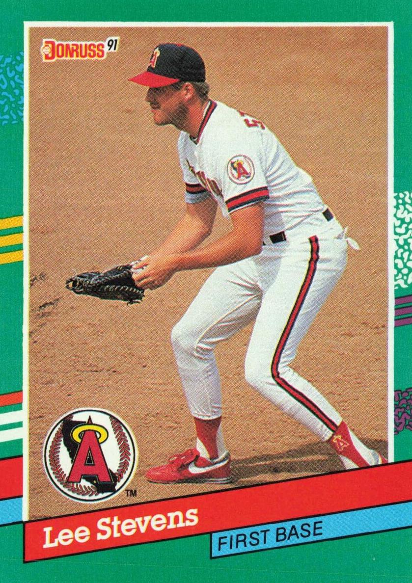 1991 Donruss Lee Stevens #754 card