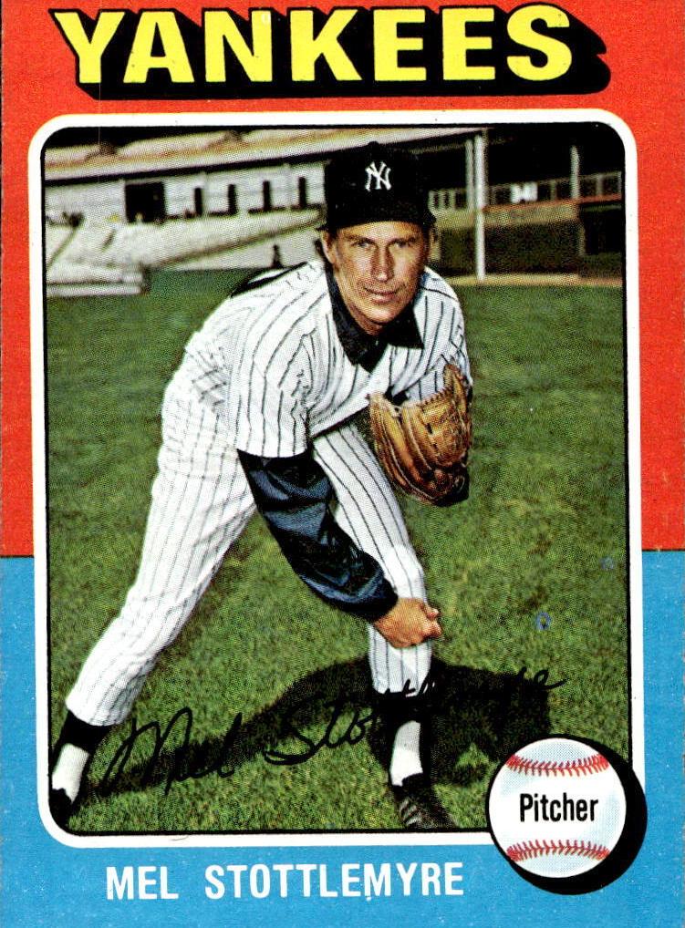 1975 Mel Stottlemyre #183