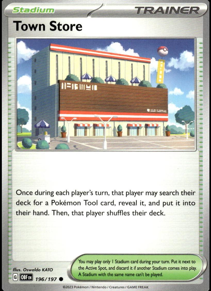 Town Store 2023 Pokemon Scarlet & Violet Obsidian Flames