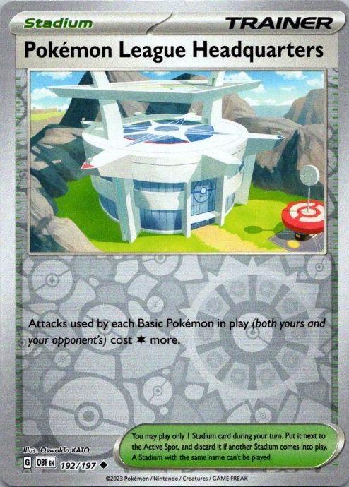 Pokemon League Headquarters 2023 Pokemon Scarlet & Violet Obsidian Flames