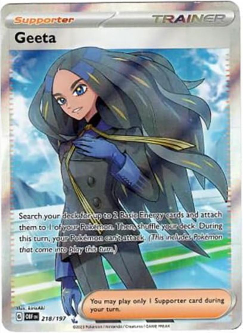 Geeta 2023 Pokemon Scarlet & Violet Obsidian Flames