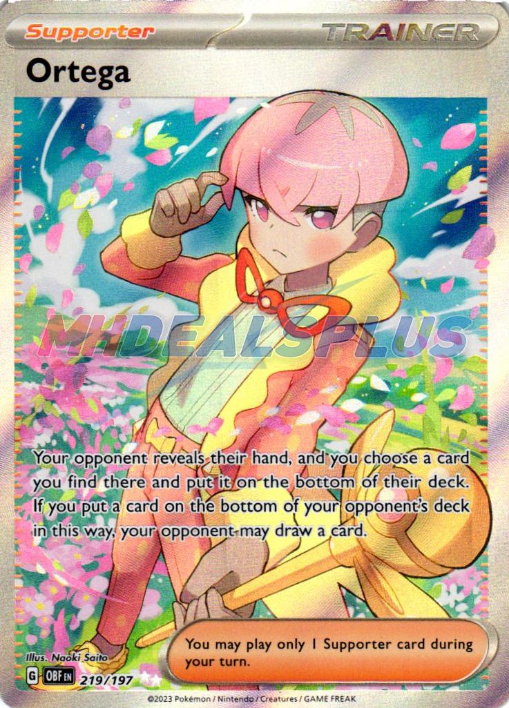 Ortega 2023 Pokemon Scarlet & Violet Obsidian Flames