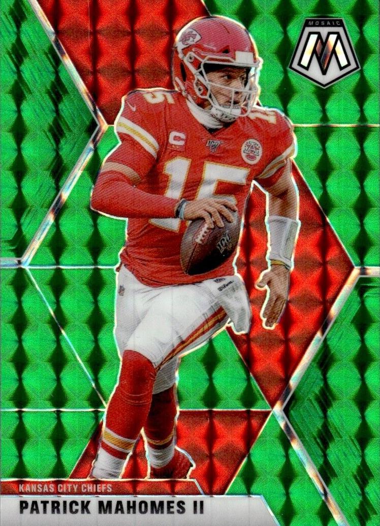 2020 Panini Mosaic Patrick Mahomes II [Green Mosaic] #1 card