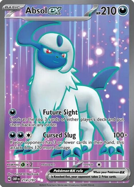 Absol EX 2023 Pokemon Scarlet & Violet Obsidian Flames
