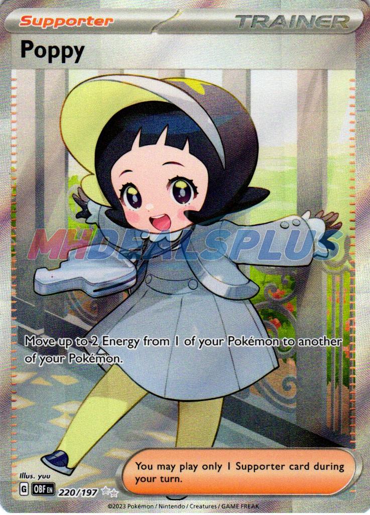 Poppy 2023 Pokemon Scarlet & Violet Obsidian Flames