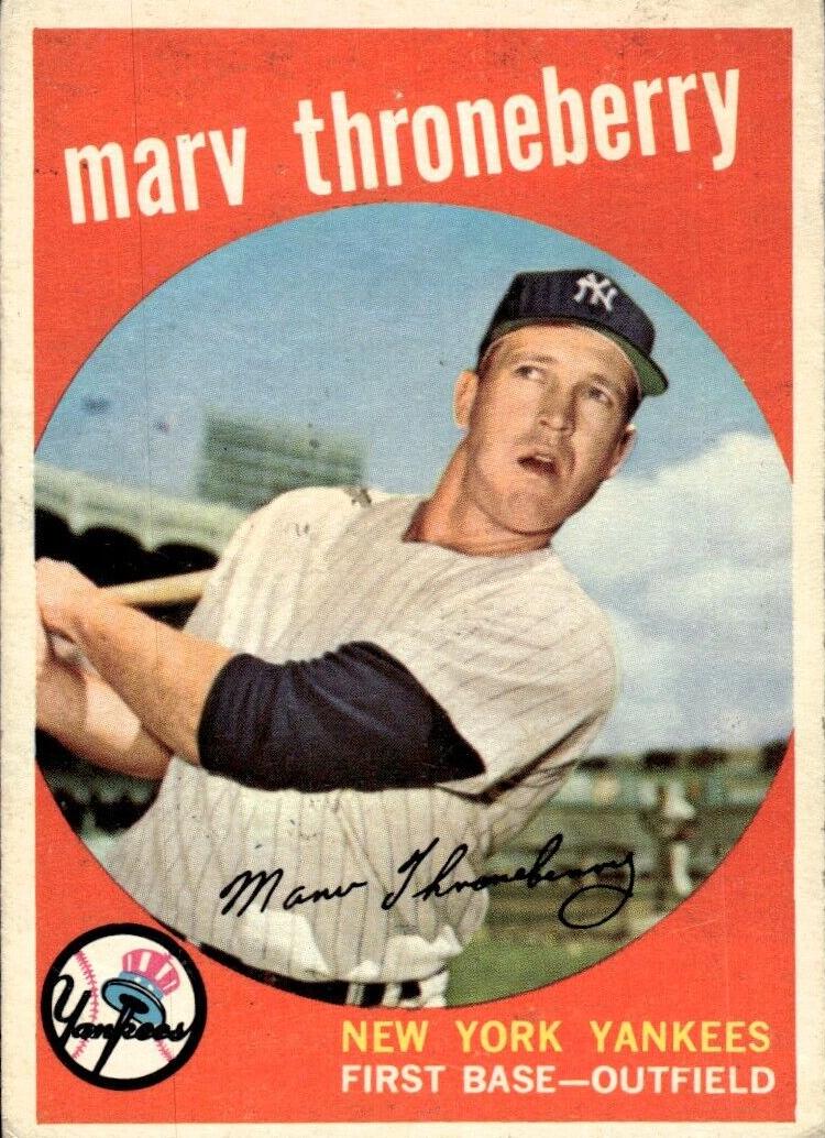 1959 Marv Throneberry #326