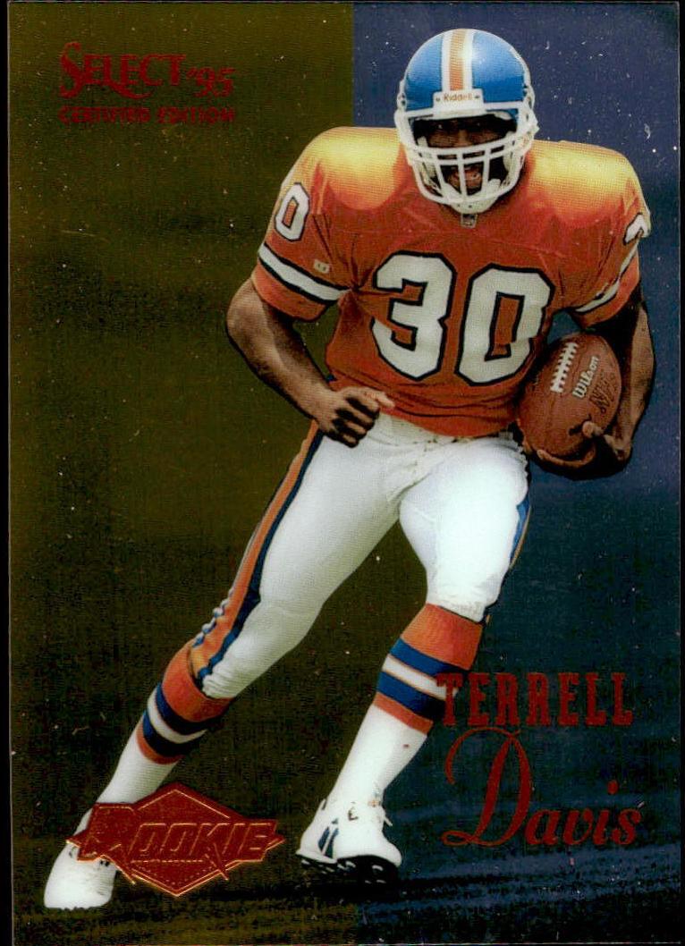 1995 Select Certified Base #126 Terrell Davis front