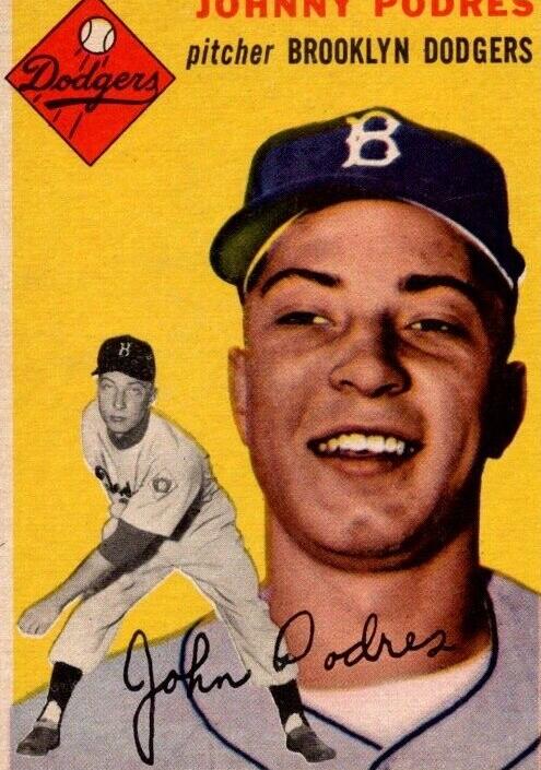 1954 Johnny Podres #166