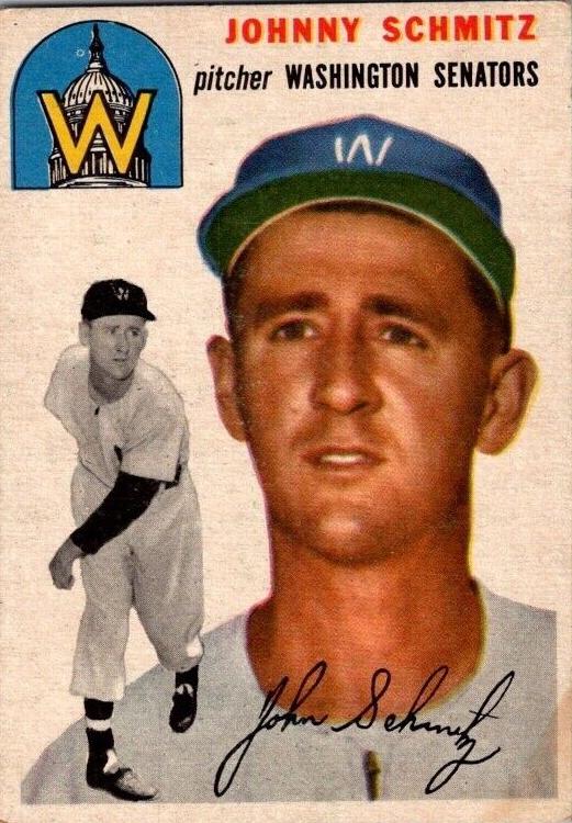 1954 Johnny Schmitz #33