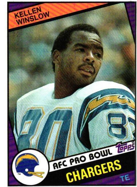 1984 Topps Kellen Winslow #186 card