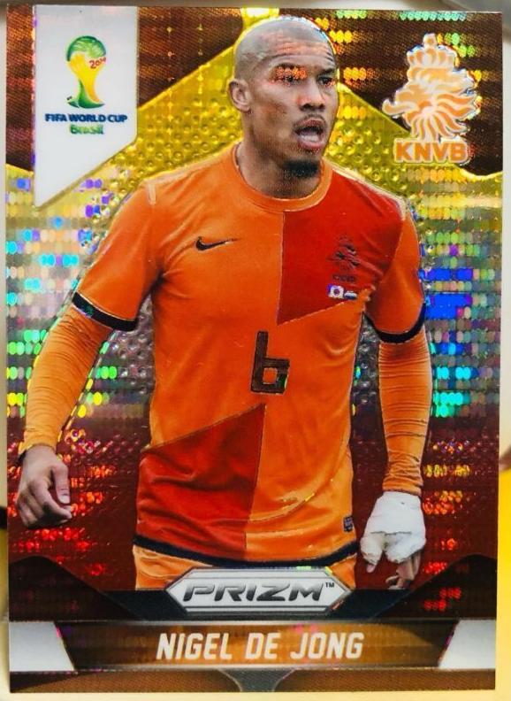 2014 Panini Prizm World Cup Nigel de Jong [Green] #31 card