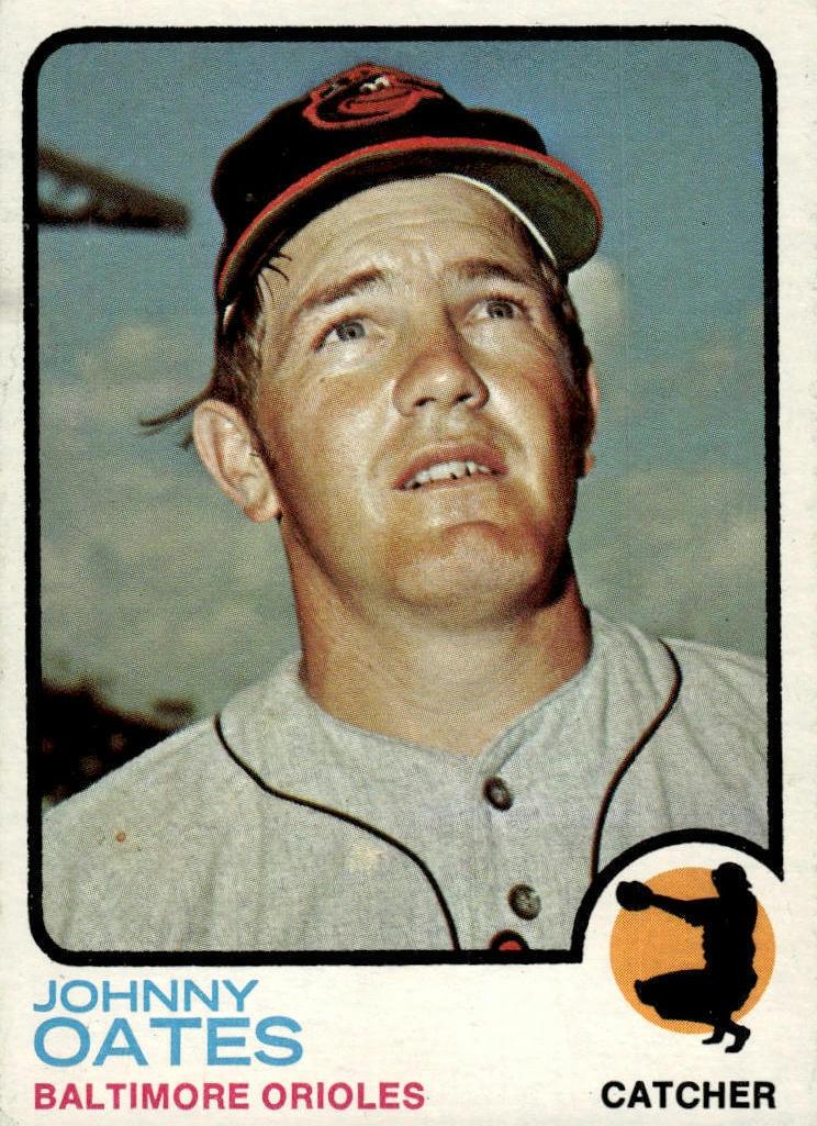 1973 Topps Johnny Oates #9 card