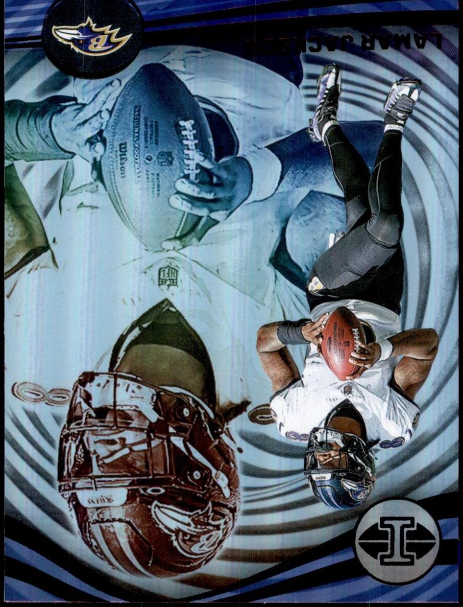Lamar Jackson 2023 Illusions Football card