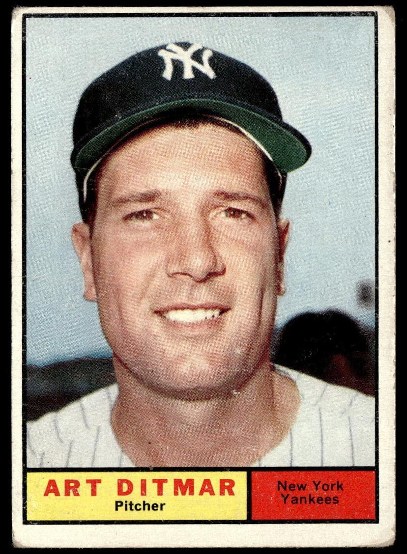 1961 Topps Art Ditmar #510 card