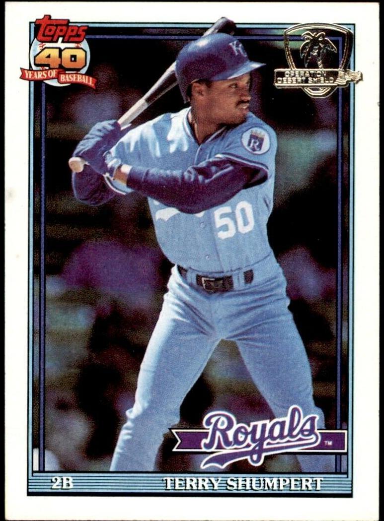 Terry Shumpert 1991 Topps Desert Shield Baseball