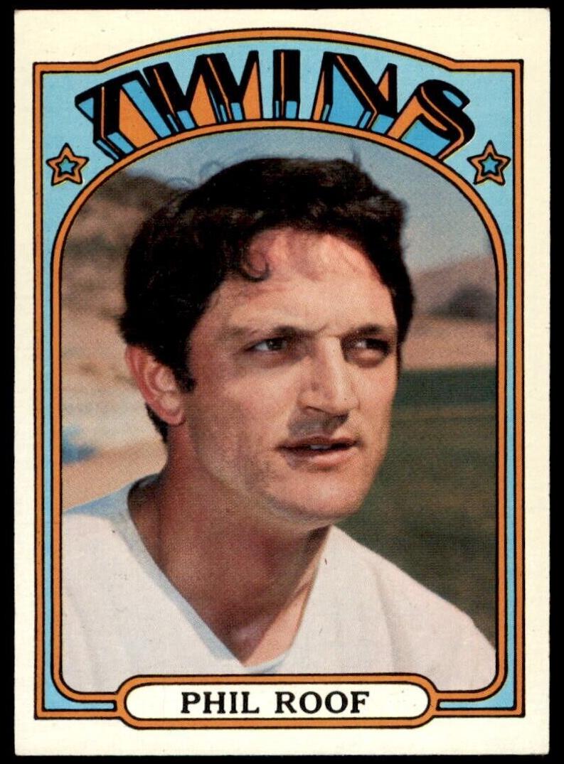 1972 Topps Phil Roof #201 card