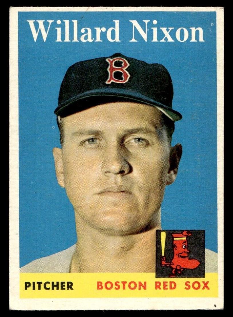 1958 Topps Willard Nixon #395 card