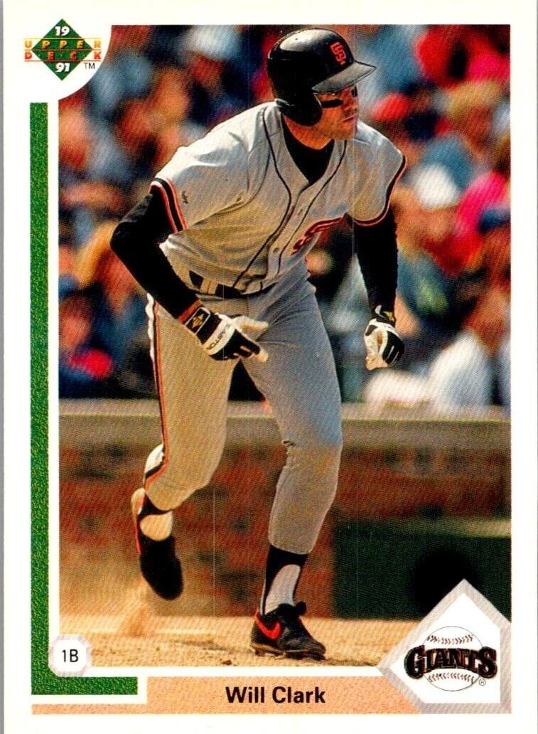 1991 Upper Deck Will Clark #445 card
