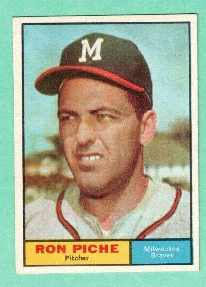 1961 Topps Ron Piche #61 card
