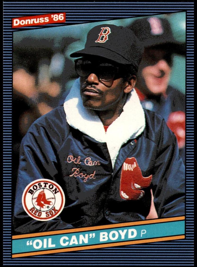 Oil Can Boyd 1986 Donruss Baseball