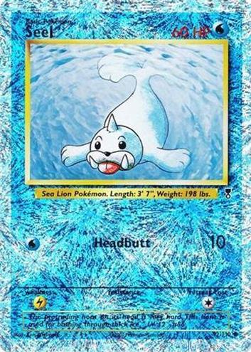 2002 Pokemon Foil #92 Seel front