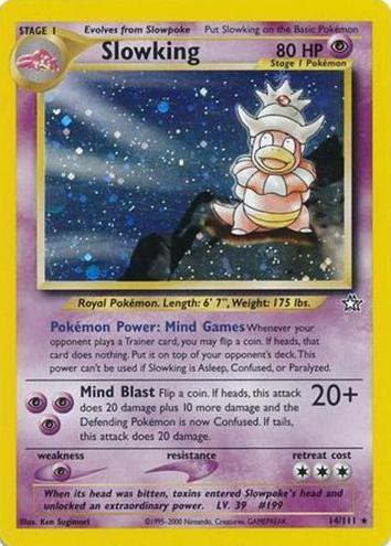 Slowking Holo 2000 Pokemon Neo Genesis