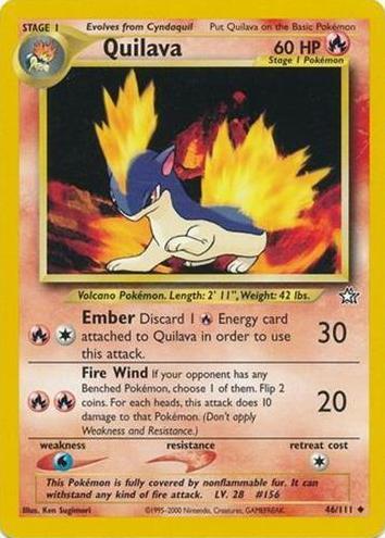 Quilava 2000 Pokemon Neo Genesis