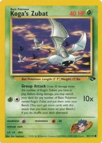 Koga's Zubat 2000 Pokemon Gym Challenge