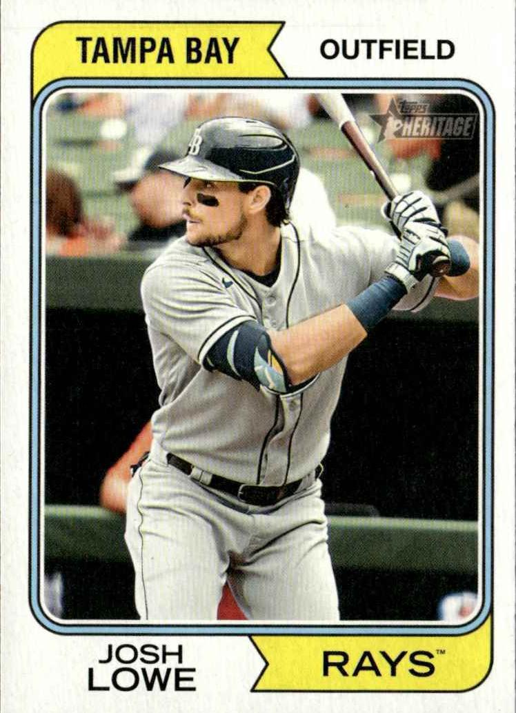 2023 Topps Heritage Josh Lowe #464 card
