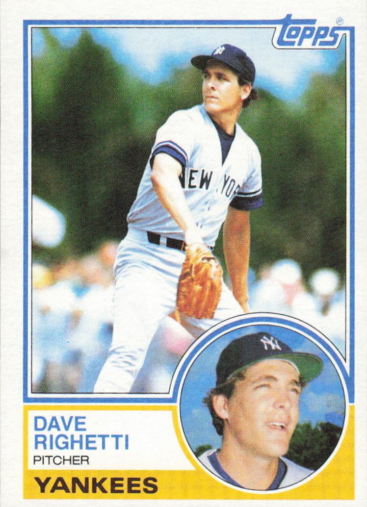 1983 Topps Dave Righetti #176 card