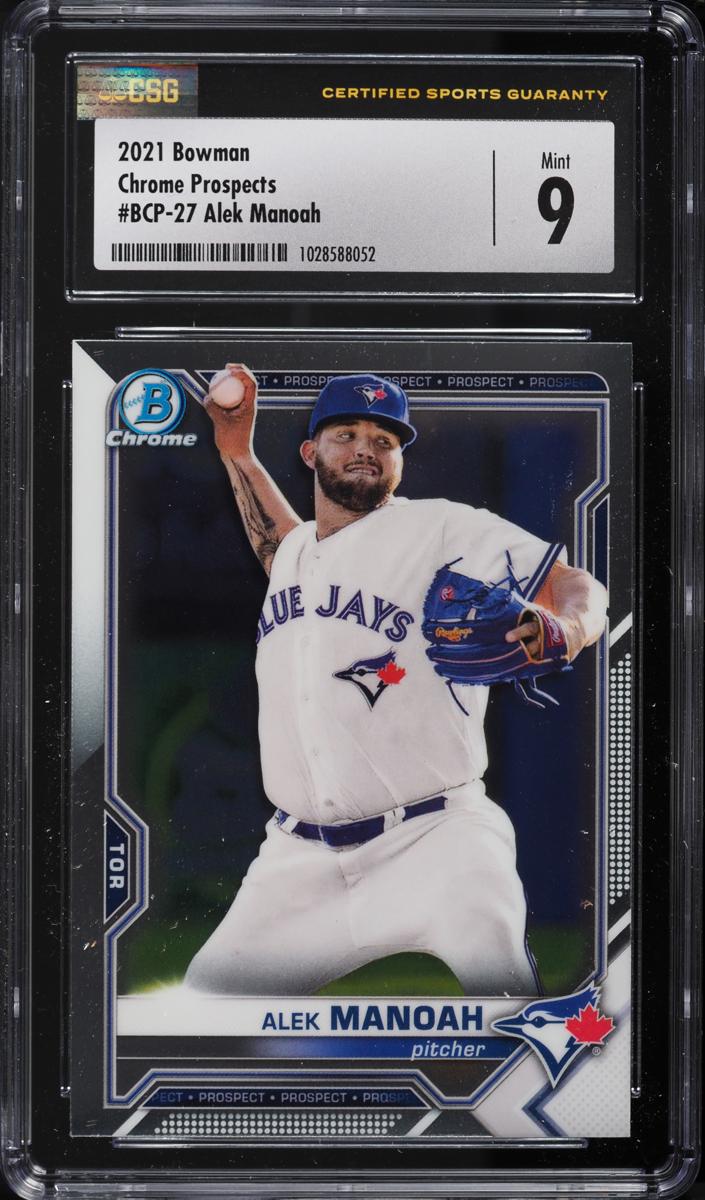 2021 Bowman Chrome Prospects Baseball Alek Manoah #BCP-27