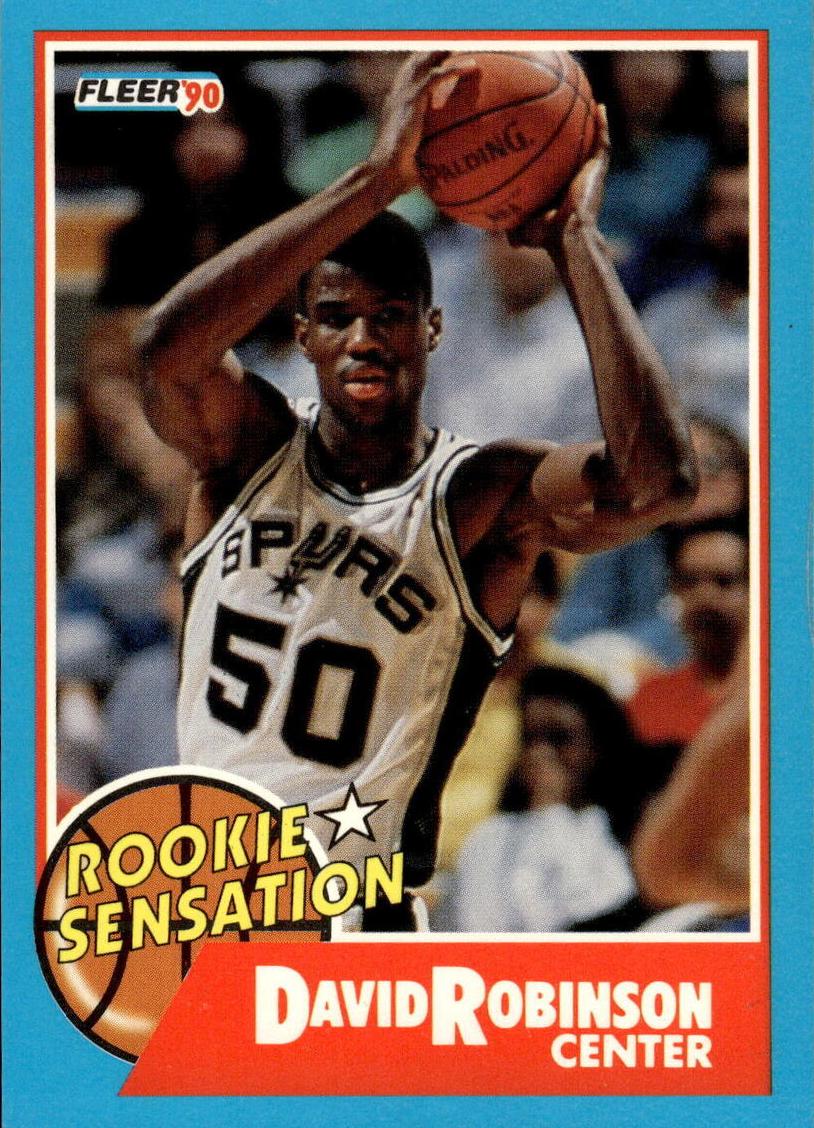 David Robinson 1990 Fleer Rookie Sensations Basketball
