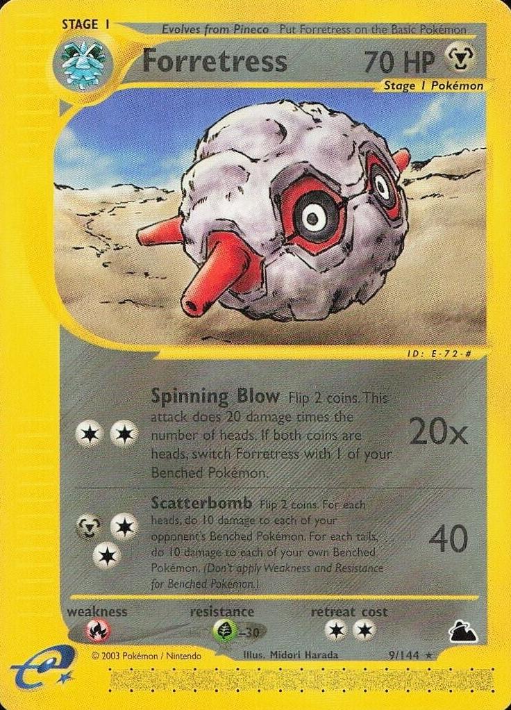Forretress 2003 Pokemon Skyridge