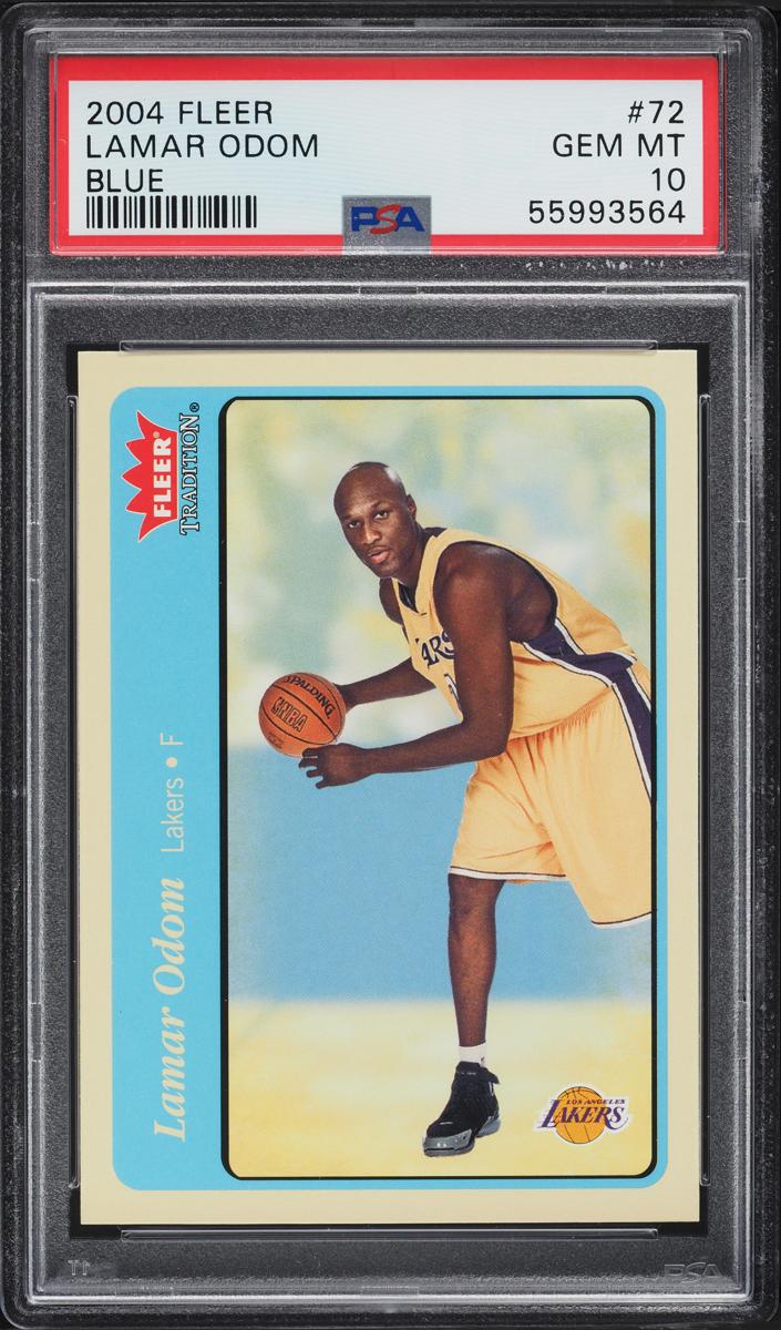 2004 Fleer Tradition Lamar Odom #72 card