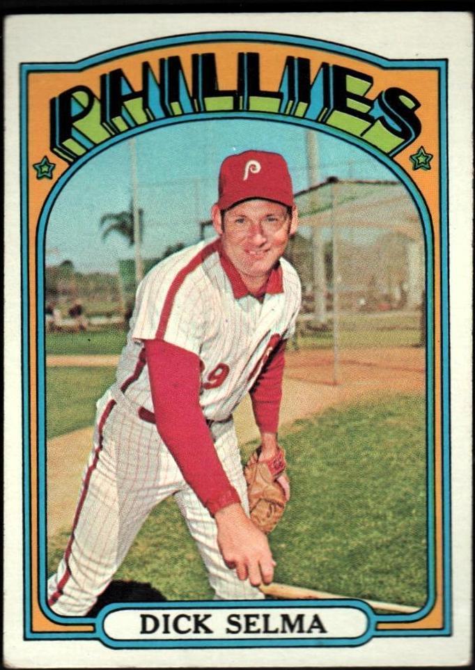 1972 Topps Dick Selma #726 card
