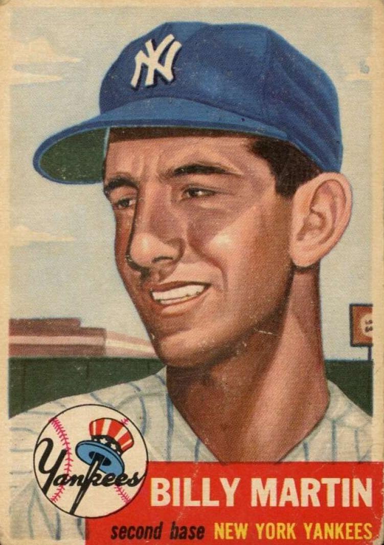 1953 Topps Billy Martin #86 card