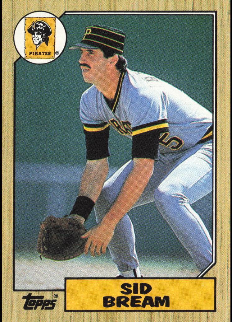 1987 Topps Sid Bream #35 card