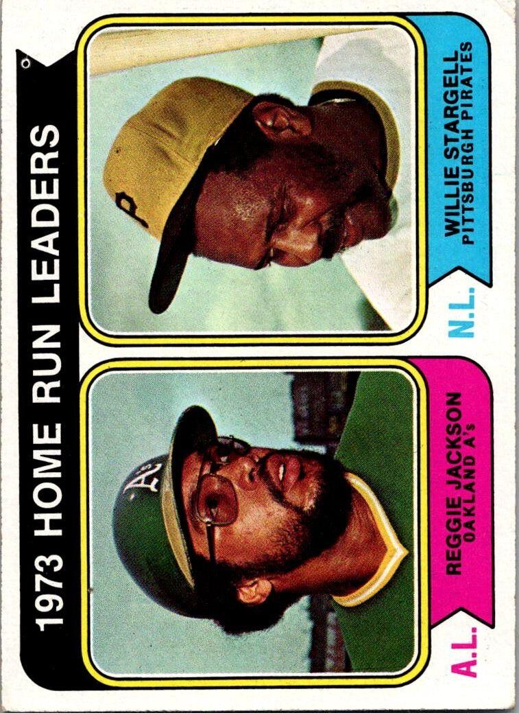 1974 JACKSON/STARGELL 'HOME RUN LEADERS' #202