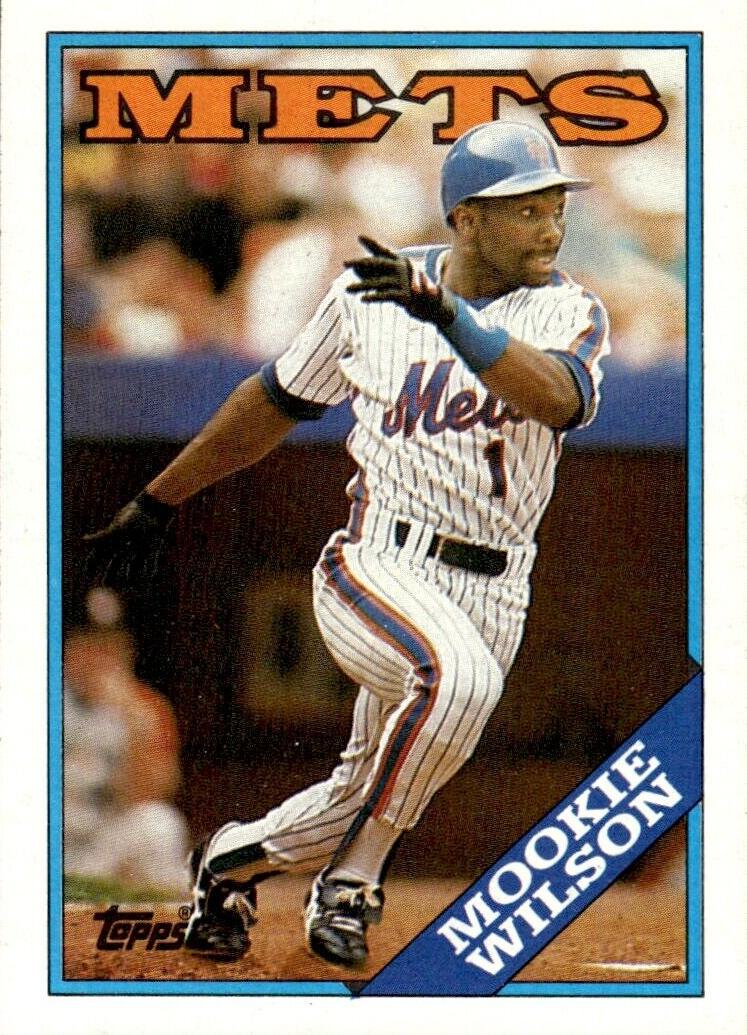 1988 Topps Mookie Wilson #255 card