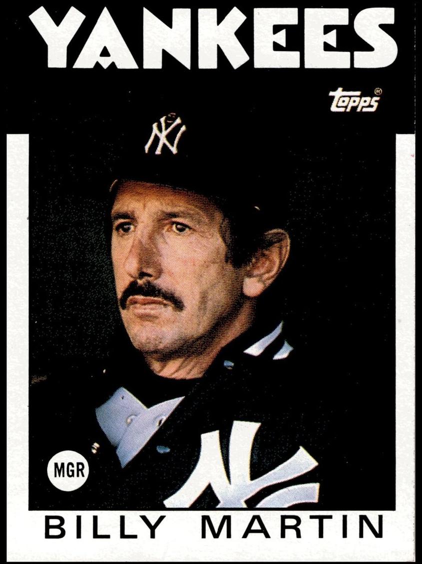 1986 Billy Martin #651